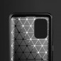 Oppo A52 Coque Carbon Élégant  Noir