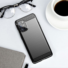 Oppo A52 Coque Carbon Élégant  Noir
