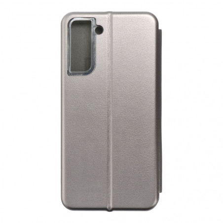Samsung Galaxy S21 Plus 5G Portefeuilles Book Elegance Élégant  Gris
