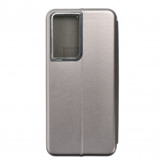 Samsung Galaxy S21 Ultra 5G Portefeuilles Book Elegance Élégant  Gris