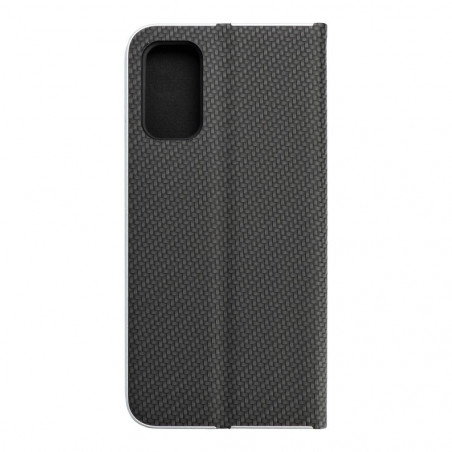 XIAOMI Poco M3 Pro Portefeuilles LUNA Book Carbon Fibre de carbone, Élégant  Noir