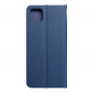 Samsung Galaxy A22 5G Portefeuilles LUNA Book Carbon Fibre de carbone, Élégant  Bleu