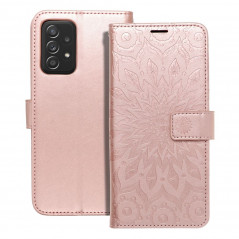 Samsung Galaxy A52 LTE Portefeuilles MEZZO Book Mandala  Or rose
