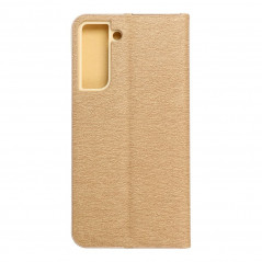 Samsung Galaxy S21 FE 5G Portefeuilles LUNA Book Gold Élégant  Or