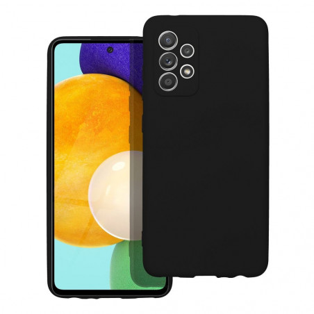 Samsung Galaxy A52 5G Coque Silicone Élégant  Noir