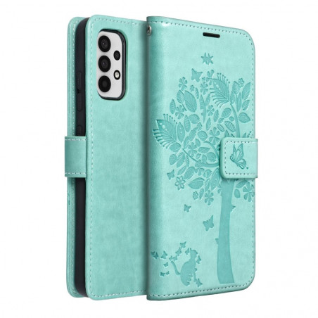Samsung Galaxy A32 LTE Portefeuilles MEZZO Book Arbre  Vert
