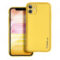 Apple iPhone 11 Coque Leather Jaune