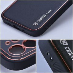 Apple iPhone X Coque Leather Noir