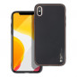 Apple iPhone XS Coque Leather Noir