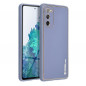 Samsung Galaxy S20 FE 5G Coque Leather Bleu