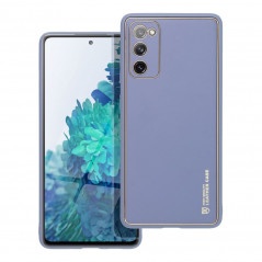 Samsung Galaxy S20 FE 5G 2022 Coque Leather Bleu