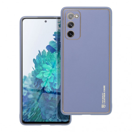 Samsung Galaxy S20 FE 5G 2022 Coque Leather Bleu