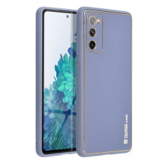 Samsung Galaxy S20 FE 5G 2022 Coque Leather Bleu