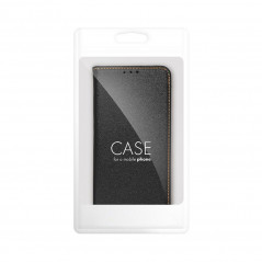 Samsung Galaxy A12 Portefeuilles Leather case SMART PRO Élégant  Noir 