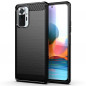 XIAOMI Redmi Note 10S Coque Carbon Élégant  Noir