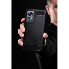 Oppo A94 5G Coque Carbon Élégant  Noir