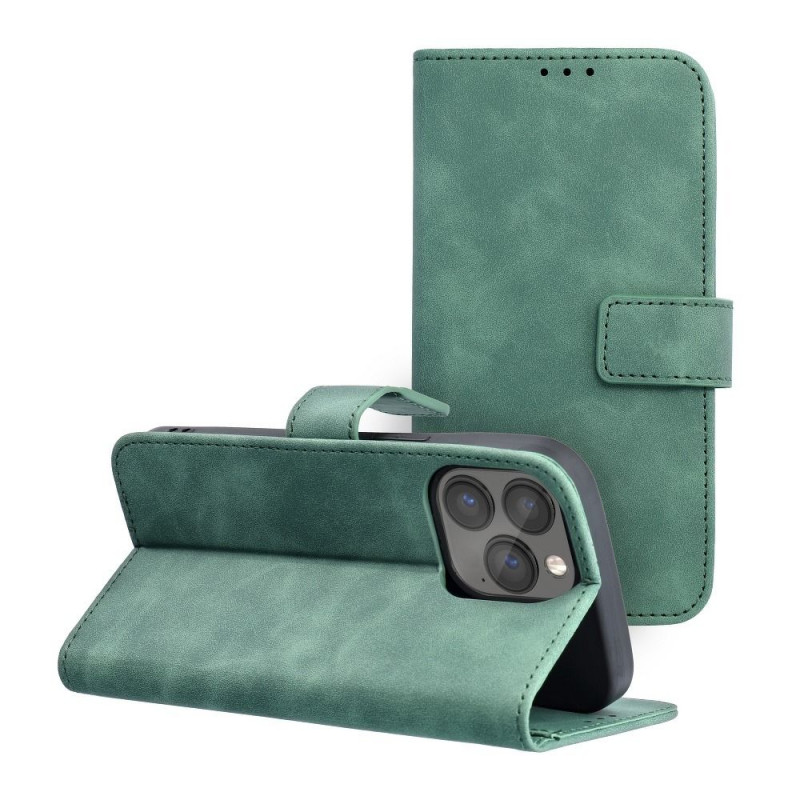 Apple iPhone 13 Pro Portefeuilles TENDER Book Vert
