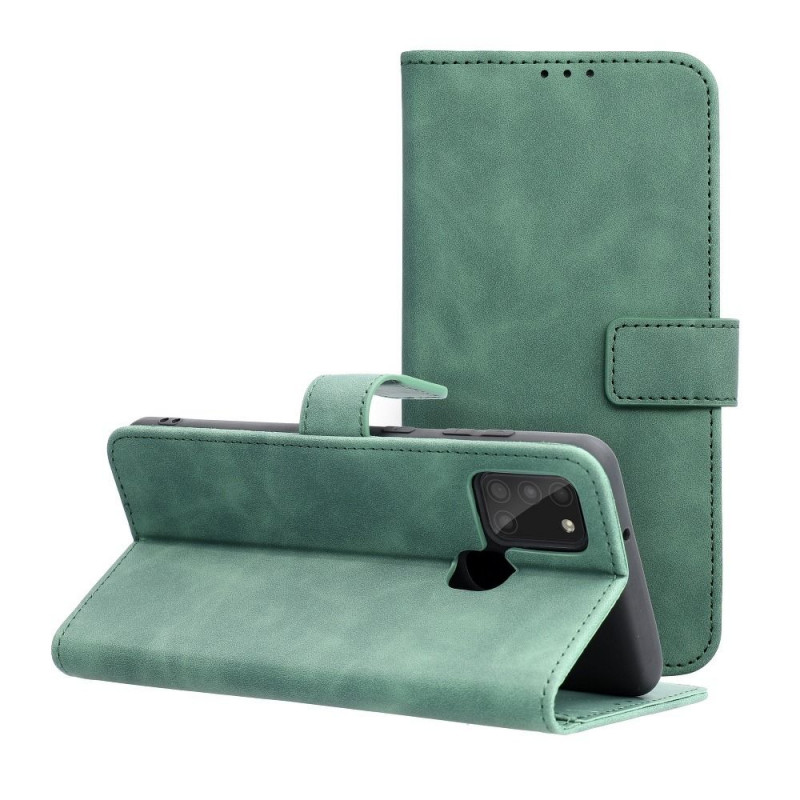 Samsung Galaxy A21s Portefeuilles TENDER Book Vert