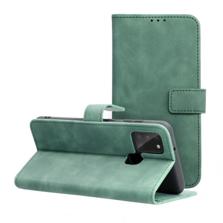 Samsung Galaxy A21s Portefeuilles TENDER Book Vert