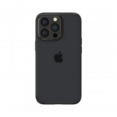 Apple iPhone 13 Pro Coque Spigen Ultra Hybrid Clair comme du cristal  Noir givré mat