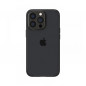 Apple iPhone 13 Pro Coque Spigen Ultra Hybrid Clair comme du cristal  Noir givré mat