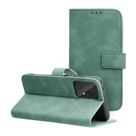 Samsung Galaxy A52 LTE Portefeuilles TENDER Book Vert