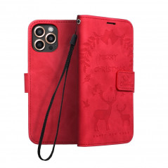 Apple iPhone 13 mini Portefeuilles MEZZO Book Rouge