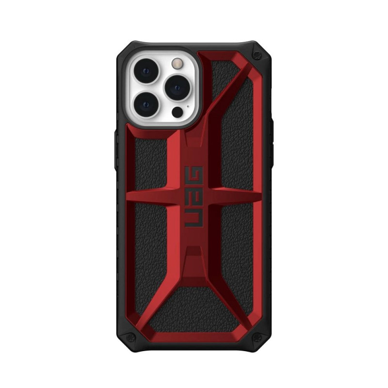 Apple iPhone 13 Pro Max Coque Urban Armor Gear Monarch Étui haut de gamme  MagSAFE  Rouge