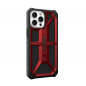 Apple iPhone 13 Pro Max Coque Urban Armor Gear Monarch Étui haut de gamme  MagSAFE  Rouge