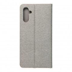 Samsung Galaxy A04s Portefeuilles LUNA Book Gold Élégant  Argenté