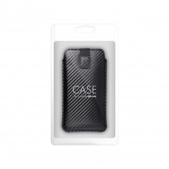 Samsung Galaxy A51 LTE Etui universel Pocket Carbon Modèle de carbone  Noir 