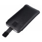 Apple iPhone 13 Etui universel Pocket Carbon Modèle de carbone  Noir 