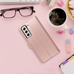 Samsung Galaxy A03 Portefeuilles MEZZO Book Arbre  Or rose