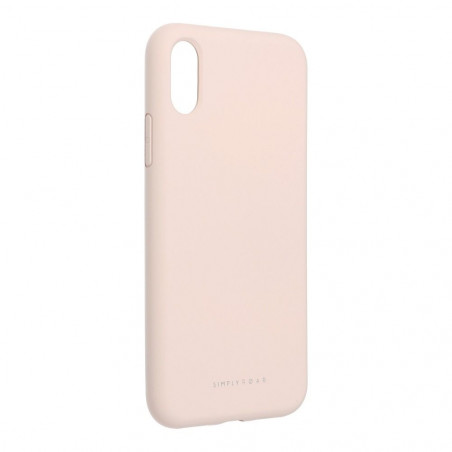 Apple iPhone XS Coque Roar Space Monochromatique, Élégant  Rose