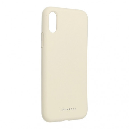 Apple iPhone XS Coque Roar Space Monochromatique, Élégant  Aqua White