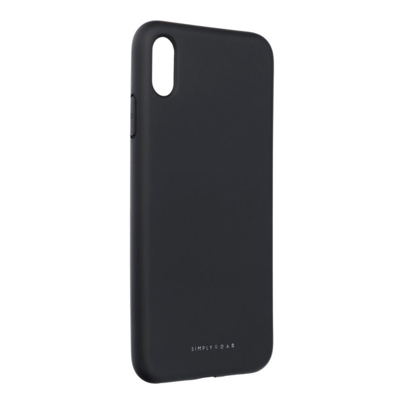 Apple iPhone X Coque Roar Space Monochromatique, Élégant  Noir