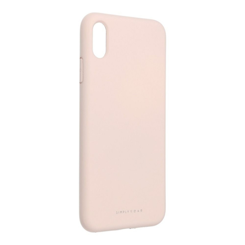 Apple iPhone XS Coque Roar Space Monochromatique, Élégant  Rose
