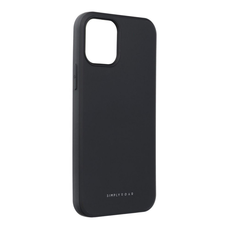 Apple iPhone 12 Coque Roar Space Monochromatique, Élégant  Noir