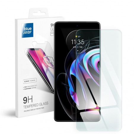 Motorola Edge Verre trempé Blue Star 9H Transparent 