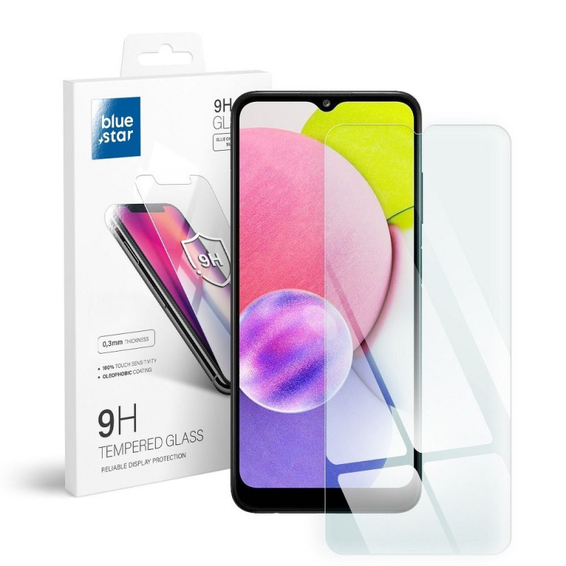 Samsung Galaxy A02s Verre trempé Blue Star 9H Transparent 