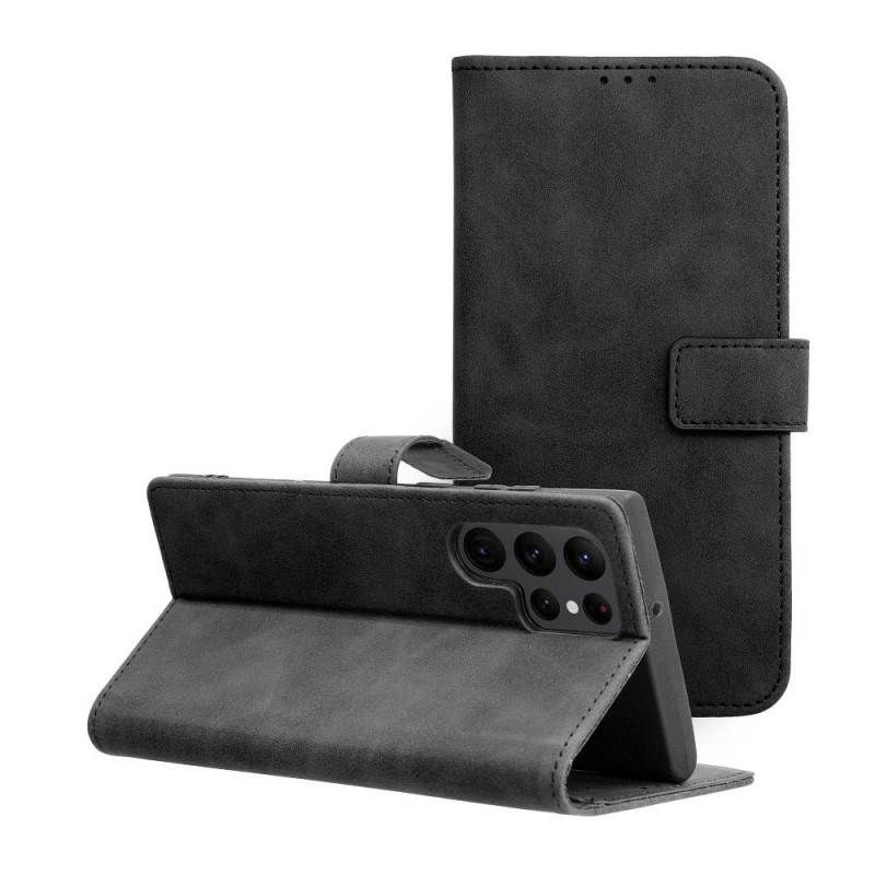 Samsung Galaxy S22 Ultra Portefeuilles TENDER Book Noir
