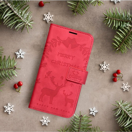 Samsung Galaxy A03s Portefeuilles MEZZO Book Rouge