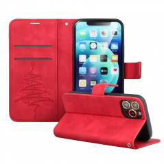 XIAOMI Poco M3 Pro Portefeuilles MEZZO Book Arbre  Rouge