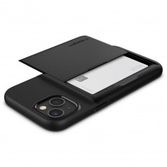 Apple iPhone 13 Coque Spigen Slim Armor CS Noir