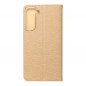 Samsung Galaxy S22 Plus Portefeuilles LUNA Book Gold Élégant  Or