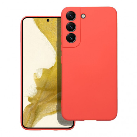 Samsung Galaxy S22 Coque Silicone Élégant  Pêche