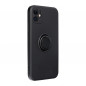Apple iPhone 11 Coque Silicone ring Noir
