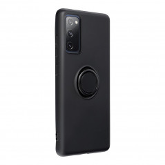 Samsung Galaxy S20 FE Coque Silicone ring Noir