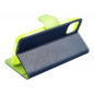 XIAOMI Redmi 10 2022 Portefeuilles Fancy Book Marine / Citron vert