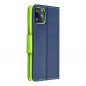 Samsung Galaxy A04s Portefeuilles Fancy Book Marine / Citron vert